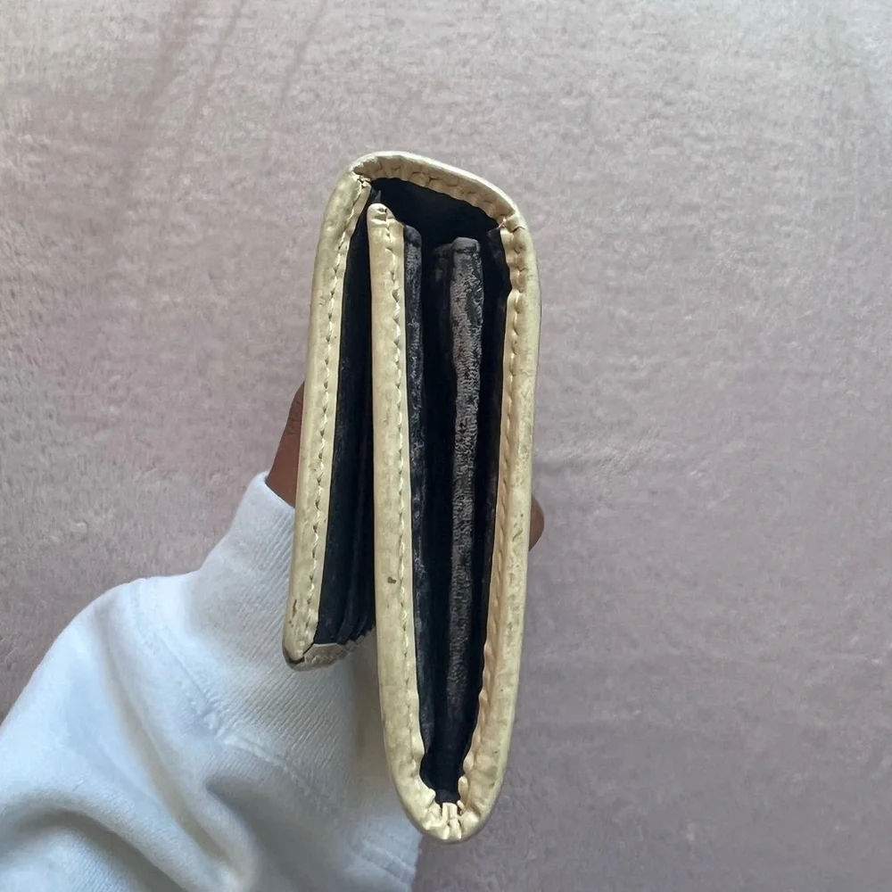 Authentic Dior Blue and Cream Wallet